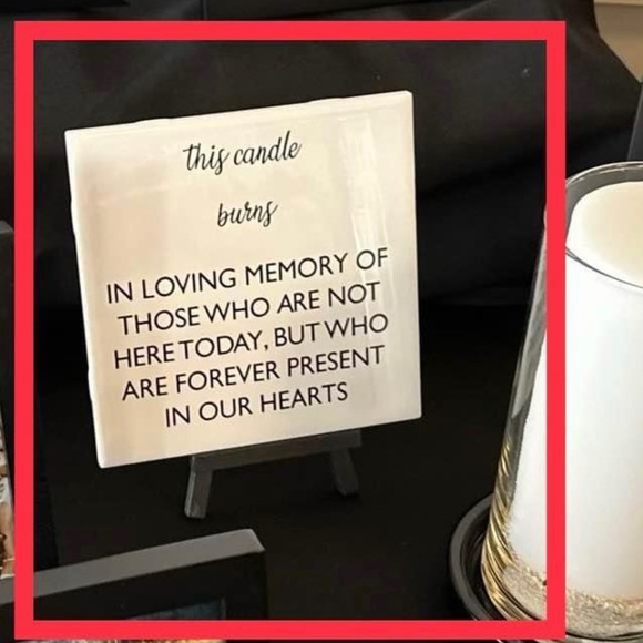 In Loving Memory Sign - Picture 4 of 4